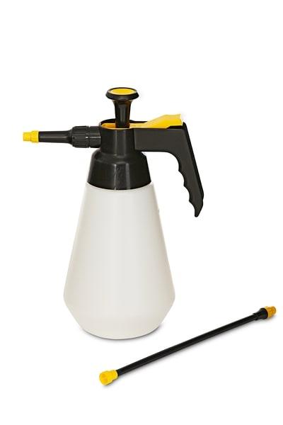 Spray/Forstøver m/pumpe-trykkammer 1L. Hvid plast